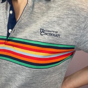 1970s University of Cincinnati T-shirt with collar